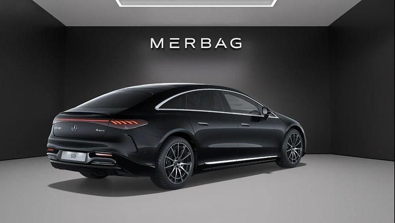 Neu Mercedes EQS580 Executive 400 kW (544 PS) 2025 Schwarz Limousine