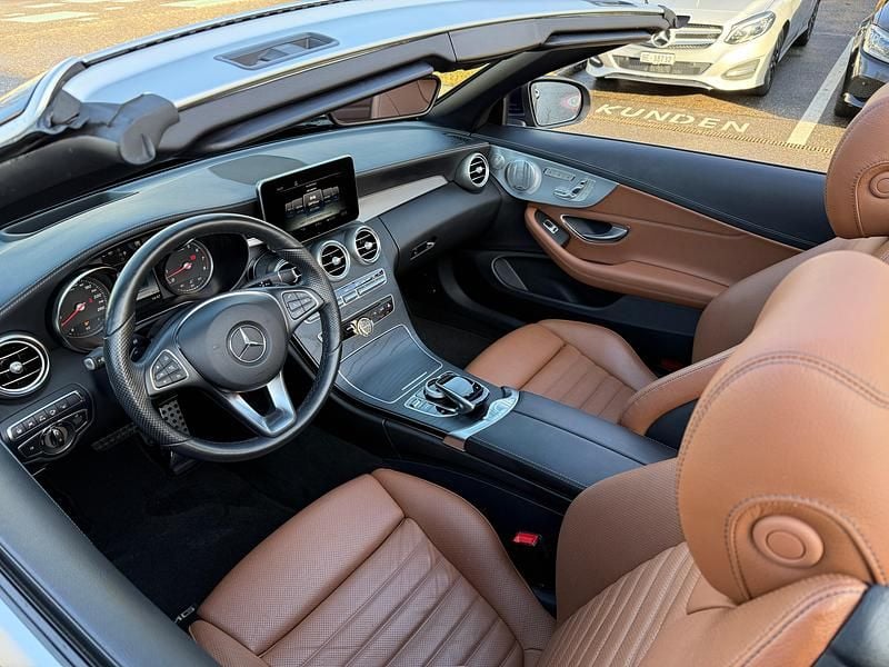 Gebraucht Mercedes C400 AMG line 333 PS (244 kW) 2017 Blau Cabrio