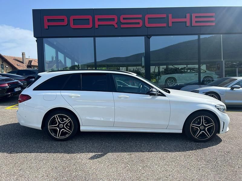 Gebraucht Mercedes C200 AMG line 184 PS (135 kW) 2019 Weiss Kombi