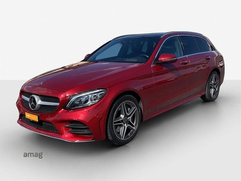 Gebraucht Mercedes C400 AMG line 333 PS (244 kW) 2020 Rot Kombi