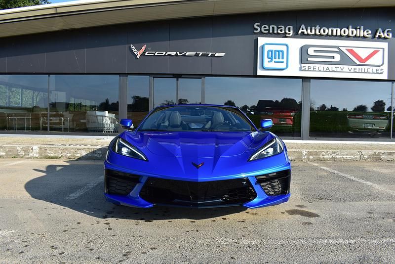 Neu Chevrolet Corvette Stingray 481 PS (353 kW) 2025 Blau Cabrio