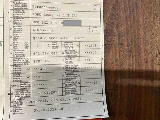 Gebraucht Ford Ecosport Trend+ 125 PS (91 kW) 2020 SUV