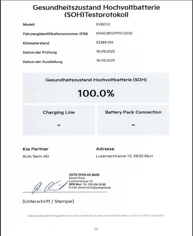 Gebraucht Kia EV6 239 kW (325 PS) 2025 Rot SUV