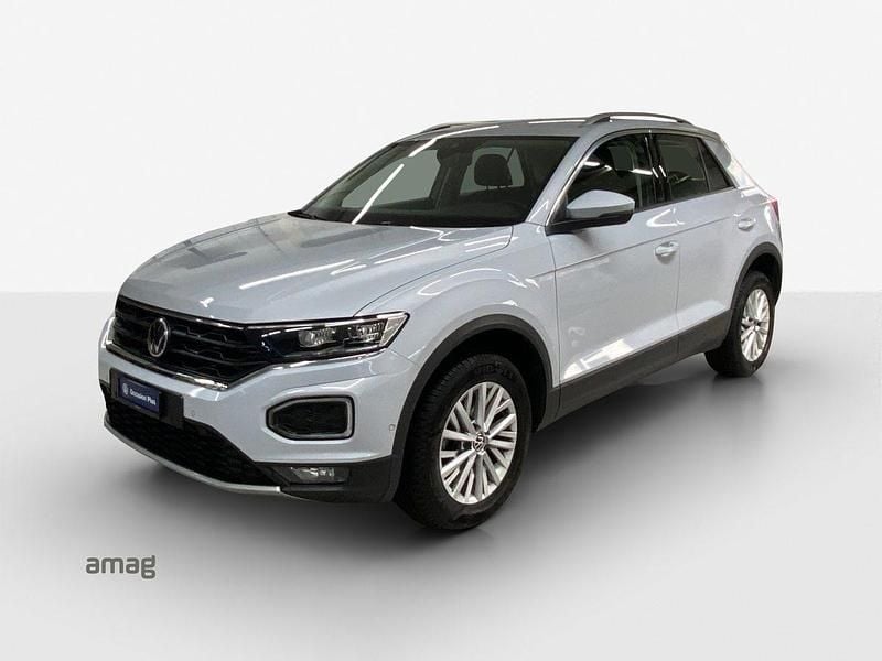 White silver metallic Gebraucht 2021 VW T-Roc Advance SUV | CHF 21’490 (Fairer Preis) - Bild 1/4