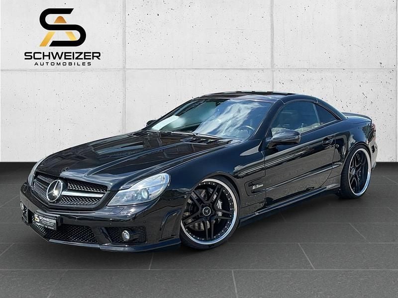 Schwarz Gebraucht 2008 Mercedes SL63 AMG AMG Cabrio | CHF 30’500 (Superpreis) - Bild 1/4