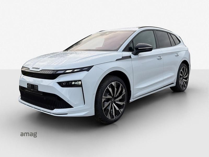 Moon weiss, metallic Neu 2025 Skoda Enyaq iV SportLine SUV | CHF 62’300 (Etwas zu teuer) - Bild 1/4