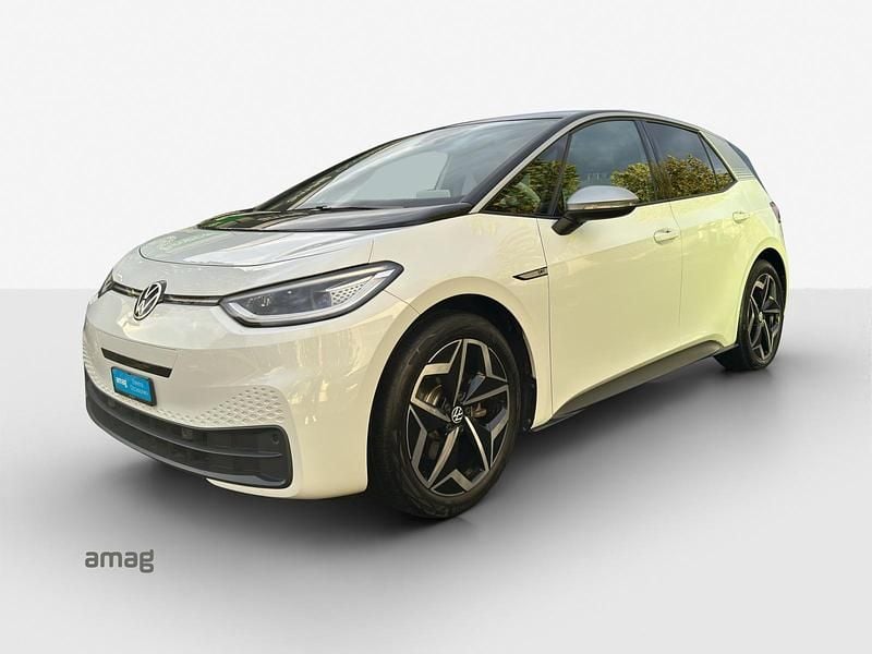 Gletscherweiss met.schwarz Gebraucht 2021 VW ID.3 Pro Performance Kleinwagen | CHF 22’890 (Fairer Preis) - Bild 1/3
