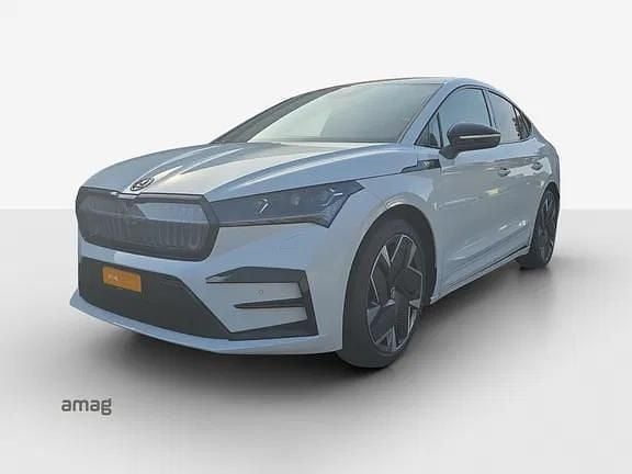 Gebraucht Skoda Enyaq iV RS 219 kW (299 PS) 2022 Moon weiss, metallic SUV