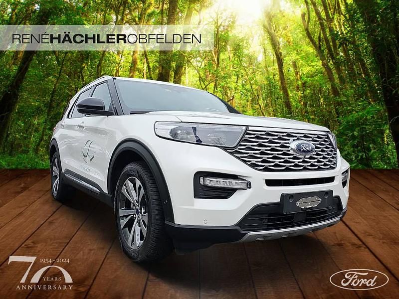 Weiss Gebraucht 2022 Ford Explorer Hybrid Platinum SUV | CHF 69’900 - Bild 1/4