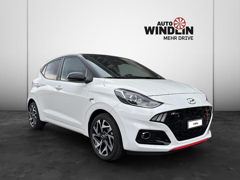 Weiss Gebraucht 2024 Hyundai i10 N Line Kleinwagen | CHF 19’500 (Fairer Preis) - Bild 1/4