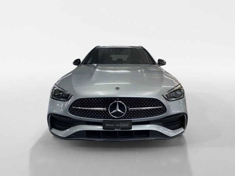 Gebraucht Mercedes C220 AMG line 197 PS (144 kW) 2024 Silber Kombi