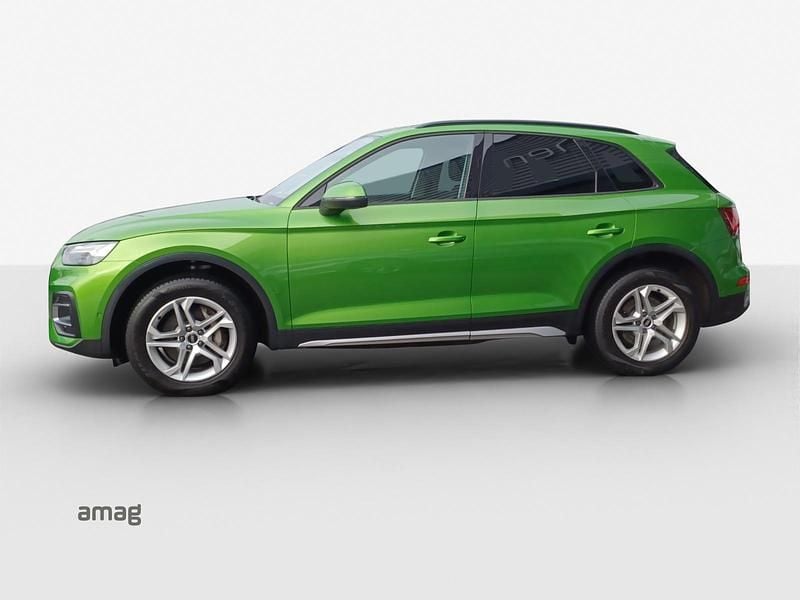 Gebraucht Audi Q5 Advanced 286 PS (210 kW) 2021 Sonderlackierung/javagruen met. (y6w) SUV