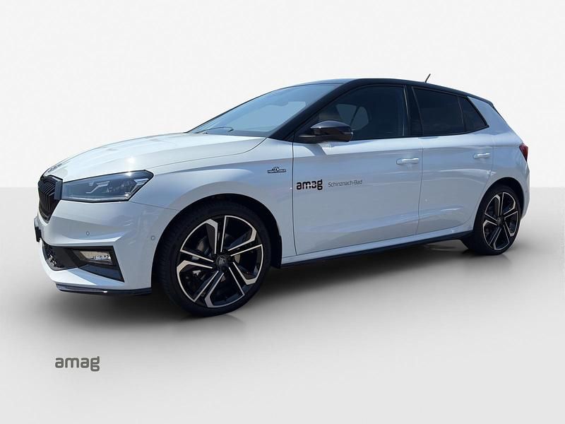 Mo. weiss, met./schwarzes dach Gebraucht 2025 Skoda Fabia Monte Carlo Kleinwagen | CHF 29’490 (Fairer Preis) - Bild 1/4