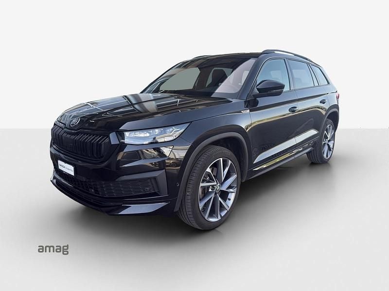 Gebraucht Skoda Kodiaq SportLine 200 PS (147 kW) 2022 Magic schwarz, perleffekt SUV