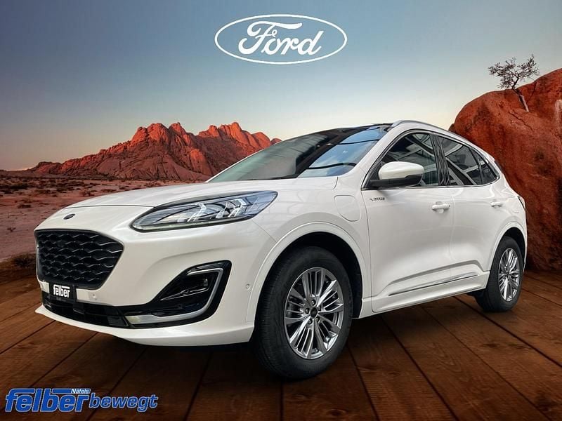 Weiss Gebraucht 2022 Ford Kuga Vignale SUV | CHF 27’900 (Etwas zu teuer) - Bild 1/4
