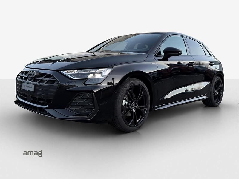 Neu Audi A3 Attraction 150 PS (110 kW) 2025 Mythosschwarz metallic Limousine