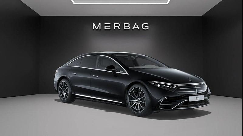 Neu Mercedes EQS580 Executive 400 kW (544 PS) 2025 Schwarz Limousine