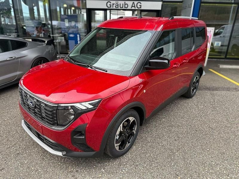 Neu Ford Tourneo Courier Active 124 PS (91 kW) 2025 Rot Van / Kleinbus