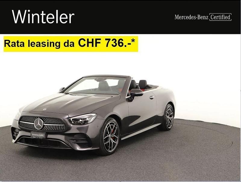 Grau Gebraucht 2022 Mercedes E450 AMG line Cabrio | CHF 58’800 (Fairer Preis) - Bild 1/4