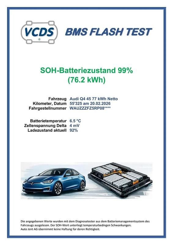 Gebraucht Audi Q4 e-tron Attraction 210 kW (286 PS) 2026 Schwarz SUV