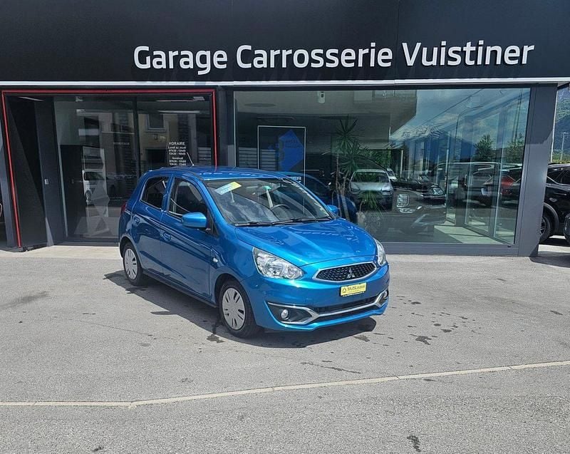 Gebraucht Mitsubishi Space Star 71 PS (52 kW) 2016 Blau Limousine