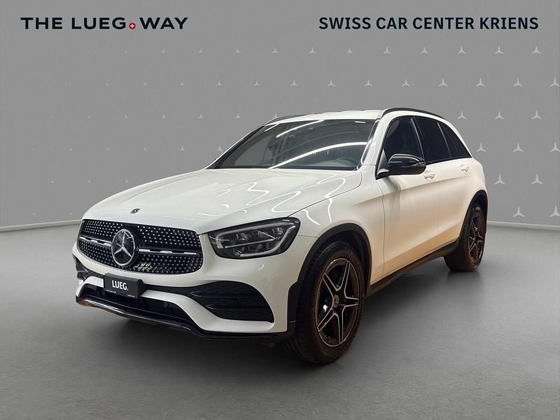 Gebraucht Mercedes GLC220 AMG 194 PS (142 kW) 2021 Weiss SUV
