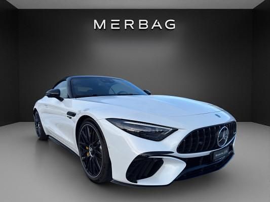Weiss Gebraucht 2024 Mercedes SL63 AMG Executive Cabrio | CHF 145’900 (Superpreis) - Bild 1/4