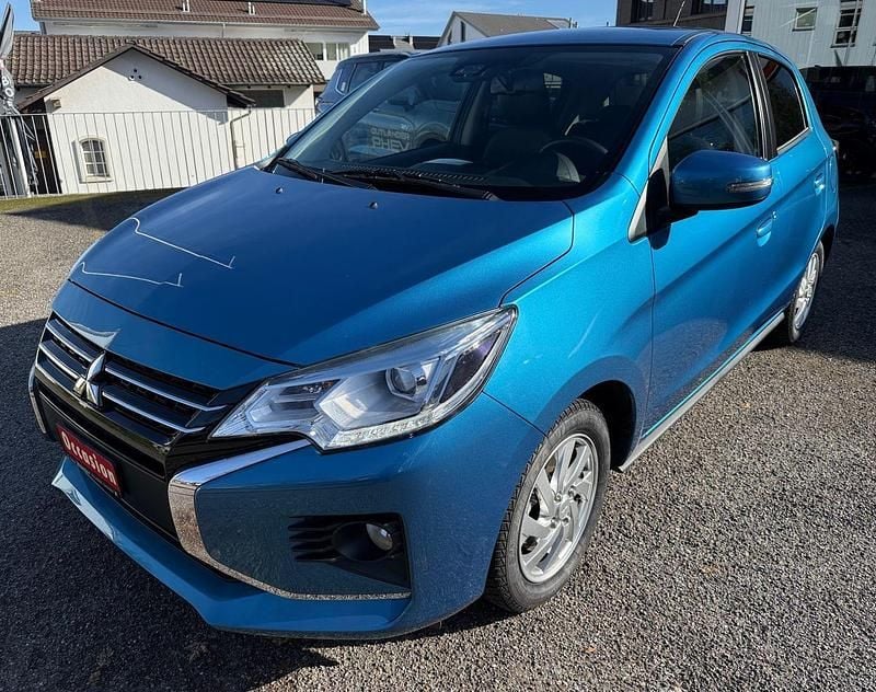 Blau Gebraucht 2024 Mitsubishi Space Star Intense+ Limousine | CHF 17’900 (Etwas zu teuer) - Bild 1/4