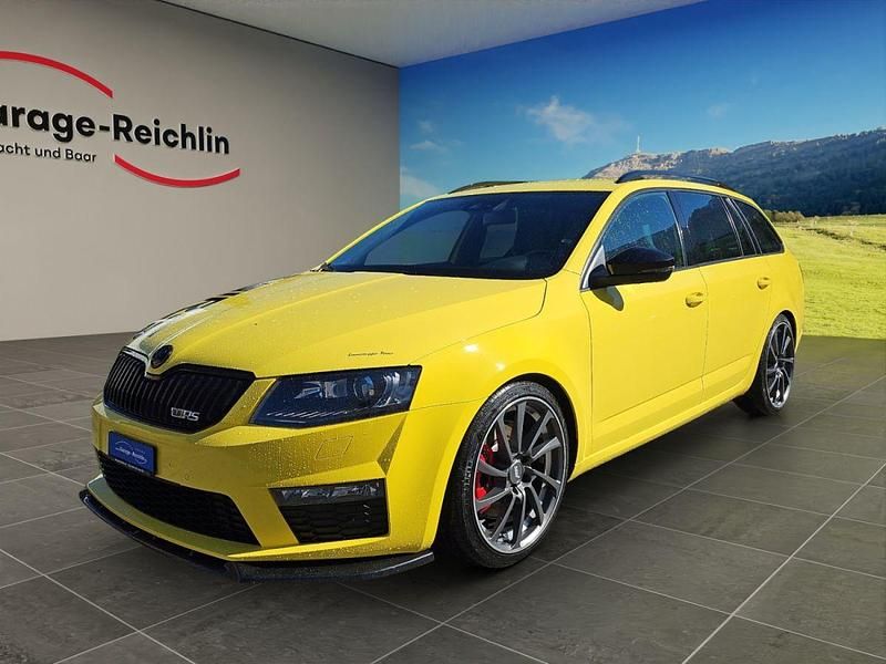 Gelb Gebraucht 2014 Skoda Octavia RS Kombi | CHF 14’900 (Teuer) - Bild 1/4