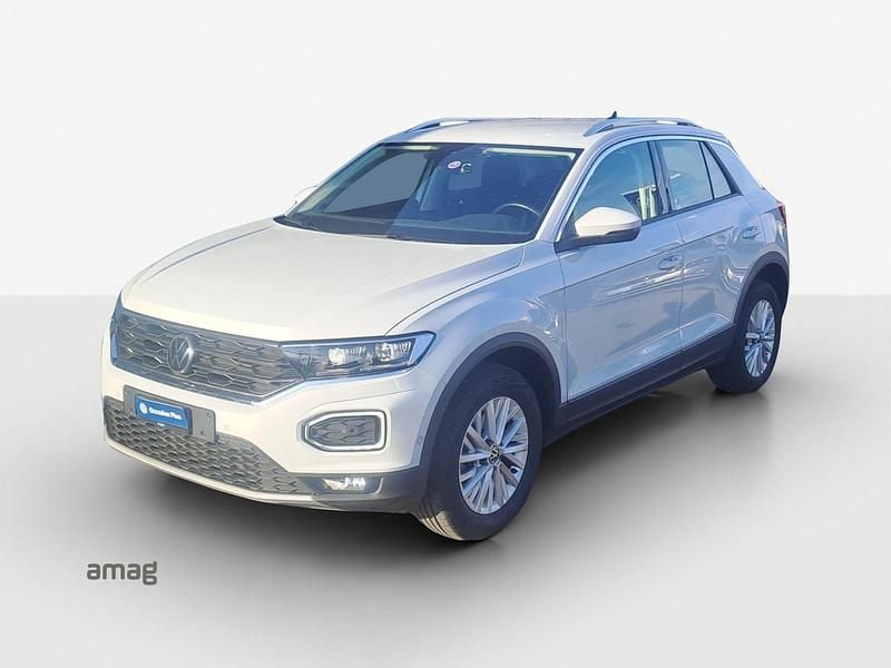 White silver metallic Gebraucht 2021 VW T-Roc Advance SUV | CHF 23’790 (Guter Preis) - Bild 1/4