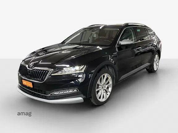 Gebraucht Skoda Superb Scout 4x4 190 PS (139 kW) 2020 Magic schwarz, perleffekt Kombi