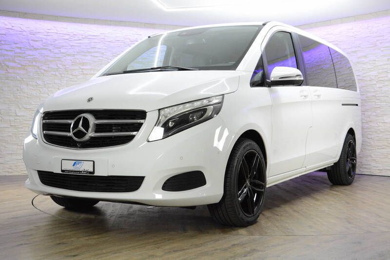 Weiss Gebraucht 2018 Mercedes V250 Van / Kleinbus | CHF 51’400 (Etwas zu teuer) - Bild 1/4