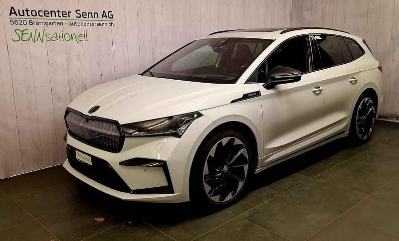 Weiss Gebraucht 2022 Skoda Enyaq iV SportLine SUV | CHF 33’960 (Guter Preis) - Bild 1/4
