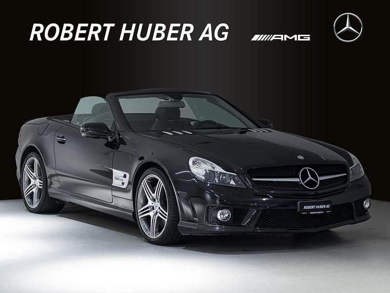 Schwarz Gebraucht 2008 Mercedes SL63 AMG AMG Cabrio | CHF 39’900 (Superpreis) - Bild 1/4