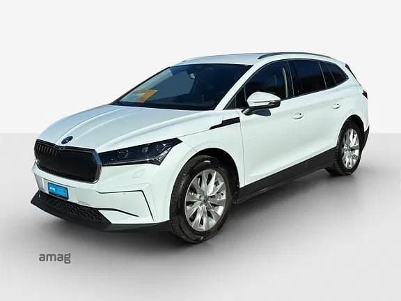 Gebraucht Skoda Enyaq iV 150 kW (204 PS) 2021 Moon weiss, metallic SUV