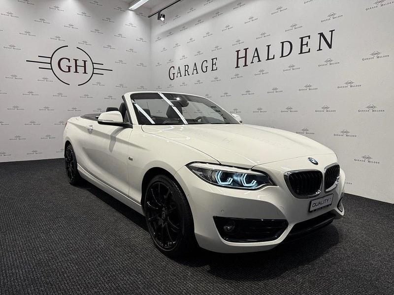 Weiss Gebraucht 2018 BMW 220 Sport Line Cabrio | CHF 21’900 (Guter Preis) - Bild 1/4