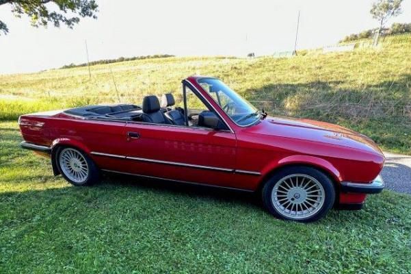 Rot Gebraucht 1989 BMW 320 Cabriolet Cabrio | CHF 26’900 - Bild 1/4
