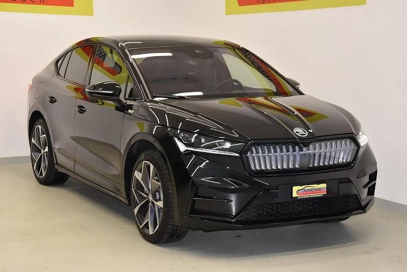 Schwarz Gebraucht 2025 Skoda Enyaq iV RS SUV | CHF 42’650 (Superpreis) - Bild 1/4