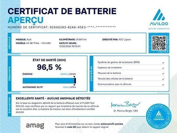 Gebraucht Audi A3 Advanced 204 PS (150 kW) 2021 Mythosschwarz metallic Limousine