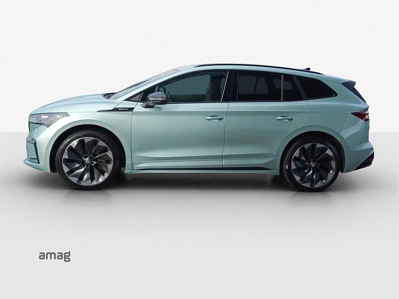 Gebraucht Skoda Enyaq iV SportLine 194 kW (265 PS) 2021 Arctic silber, metallic SUV