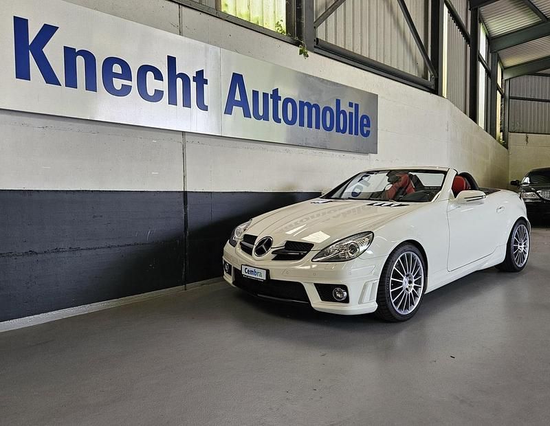 Gebraucht Mercedes SLK55 AMG AMG 360 PS (264 kW) 2009 Weiss Cabrio