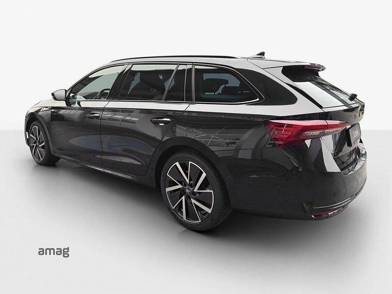 Neu Skoda Octavia SportLine 150 PS (110 kW) 2025 Magic schwarz, perleffekt Kombi