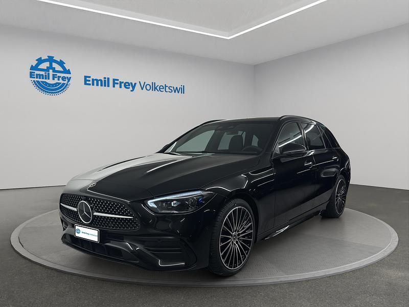 Schwarz Gebraucht 2024 Mercedes C220 AMG line Kombi | CHF 69’900 - Bild 1/4