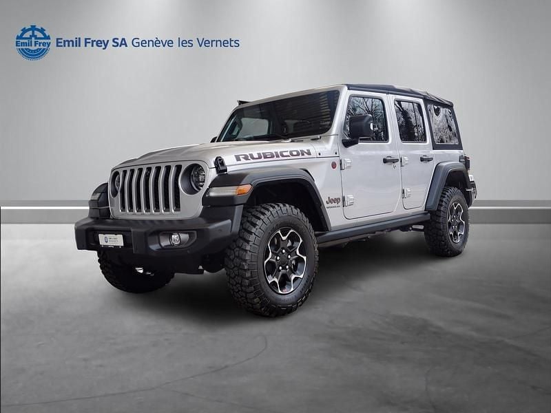 Gebraucht Jeep Wrangler Rubicon 272 PS (200 kW) 2023 Silber SUV