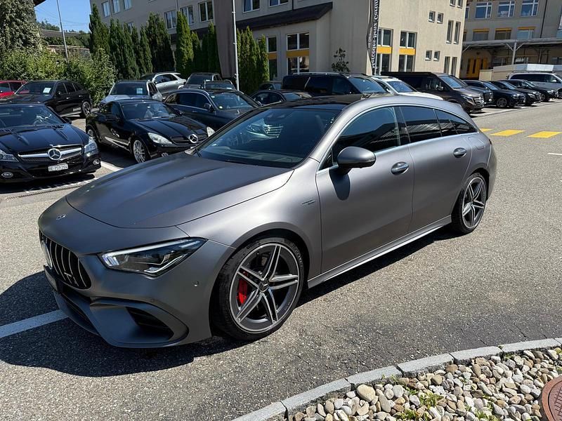 Gebraucht Mercedes CLA45 AMG Shooting Brake AMG 422 PS (310 kW) 2021 Grau Kombi