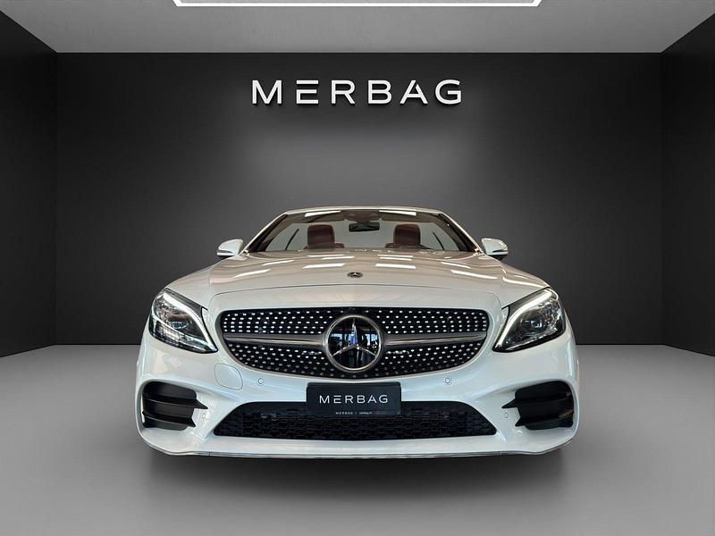 Gebraucht Mercedes C200 AMG line 184 PS (135 kW) 2021 Weiss Cabrio