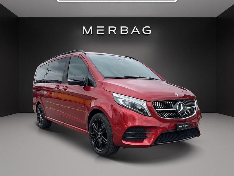 Rot Gebraucht 2022 Mercedes V300 Exclusive Van / Kleinbus | CHF 70’500 (Superpreis) - Bild 1/4