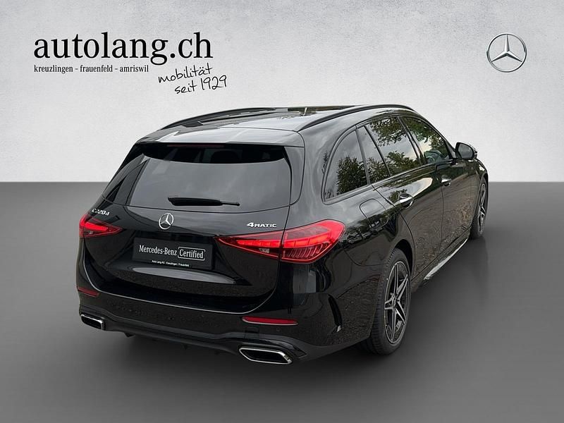 Gebraucht Mercedes C220 AMG line 197 PS (144 kW) 2023 Schwarz Kombi