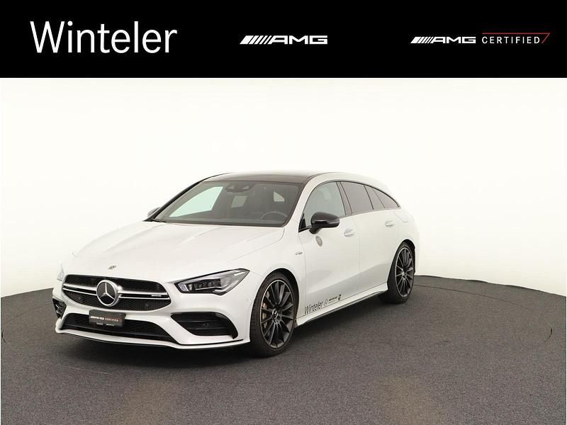 Gebraucht Mercedes CLA35 AMG Shooting Brake AMG 306 PS (225 kW) 2021 Weiss Kombi