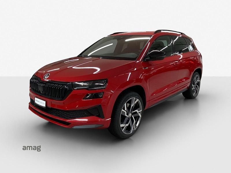 Rouge velvet, métallisée spéc. Gebraucht 2022 Skoda Karoq SportLine SUV | CHF 33’900 (Fairer Preis) - Bild 1/4